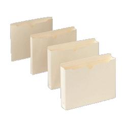 Sparco Products Vertical Filing Pockets, 1-1/2 Exp, 11-3/4 Wx9-1/2 H,Manila (SPRSP24915)