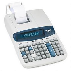 Victor 12-Digit Two Color Printing Calculator, Commercial (VCT1560-6)
