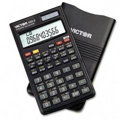 Victor Technologies Victor 930-2 Dual Power Scientific Handheld Calculator - 154 Functions - 2 Line(s) - 10 Character(s) - LCD - Solar, Battery Powered - 3 x 5 x 0.5 - Black