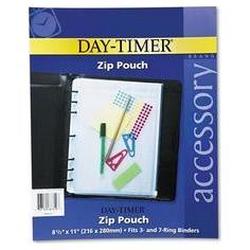 Daytimer/Acco Brands Inc. Vinyl Zip Pouch for Folio Size Looseleaf Planners, 1/Pack (DTM87319)