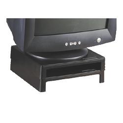 Vu Ryte, Inc Vuryser 2 Monitor Stand,11 1/4 x11 1/4 x2 ,Black/Graphite (VUR4855)