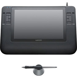WACOM Wacom Cintiq 12WX 12.1 Interactive Pen Display 12.1 Wide-view Screen 16:10 Aspect Ratio Programmable ExpressKeys & Touch Strips Cordless, Battery Free