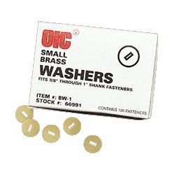 OFFICEMATE INTERNATIONAL CORP Washers, Large, Hold from 1-1/4 -4 of Paper (OIC66992)