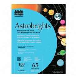 Wausau Papers Wausau Paper Astrobrights Card Stock Paper - Letter - 8.5 x 11 - 65lb - Smooth - 250 x Sheet - Lunar Blue