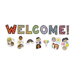 Carson Dellosa Publishing Company, Inc. Welcome Bulletin Set, 7 Letters 14 x12 ,7 Decorative Accents (CPBCD3432)