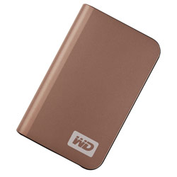 WESTERN DIGITAL - RETAIL Western Digital 320GB My Passport Elite USB 2.0 Portable Hard Drive - Bronze