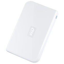 WESTERN DIGITAL - RETAIL Western Digital Passport 250GB USB 2.0 Portable External Hard Drive - White