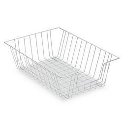 Fellowes Manufacturing Wire Desk Tray, Stacking, Legal Size, Front Load, 5 Capacity, Silver (FEL65012)