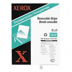 Xerox Corporation Xerox Removable Stripe Transparencies - Letter - 8.5 x 11 - 100 x Sheet(s)