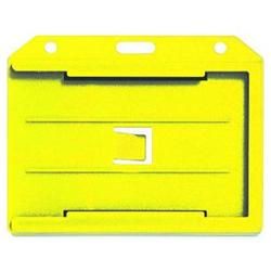 BRADY PEOPLE ID - CIPI YELLOW 2-SIDED HORIZONTAL MULTI CARD HO