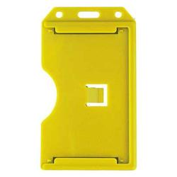 BRADY PEOPLE ID - CIPI YELLOW 2-SIDED VERT MULTI CARD HOLDER