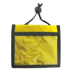 BRADY PEOPLE ID - CIPI YELLOW 3-POCKET CREDENTIAL HOLDER W/NYL