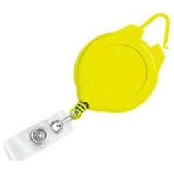 BRADY PEOPLE ID - CIPI YELLOW PLASTIC SKI/SPORTS BADGE REEL R