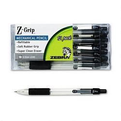 Zebra Pen Corp. Z Grip™ Mechanical Pencil, .5mm Lead, Refillable, Clear Barrel (ZEB52310)