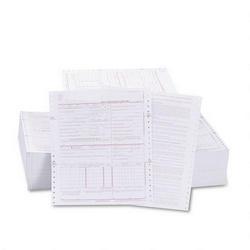 Tops Business Forms cms 1500 claim forms with o sensor bar, continuous 1 part, 3,000/carton (TOP50122)