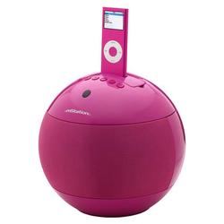 mStation 2.1 Stereo Orb iPod Speaker System - 2.1-channel - 30W (RMS) - Pink
