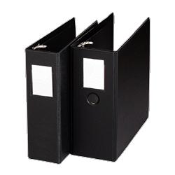 Sparco Products slant ring binder with labelholder, 5 cap, 8-1/2 x11 , black (SPR08901)