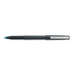 Faber Castell/Sanford Ink Company uni ball® Roller Ball Pen, Fine Point, 0.7mm, Black Matte Barrel, Blue Ink (SAN60103)