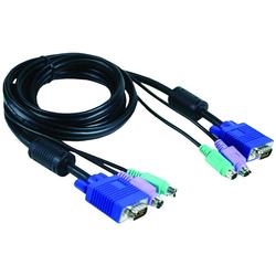 D-LINK SYSTEMS D-Link All-In-One KVM Cable - 10ft