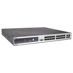 D-LINK SYSTEMS D-Link DES-3828P Multilayer Managed Fast Ethernet Switch with PoE - 24 x 10/100/1000Base-T LAN, 2 x 1000Base-T Uplink