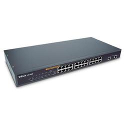 D-LINK SYSTEMS D-Link Ethernet Switch - 24 x 10/100Base-TX, 2 x 10/100/1000Base-T