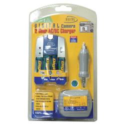 Digital Concepts DIGITAL CONCEPTS CH-3925R 2-Hour AA NiMH Battery Charger With 4 AA NiMH Batteries
