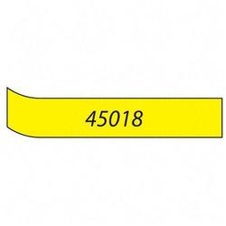 Sanford LP DYMO D1 45018 Tape - 0.5 x 23ft - 1 x Roll - Yellow, Black