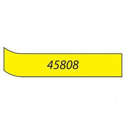 Sanford LP DYMO D1 45808 Tape - 0.75 x 23ft - 1 x Roll - Black, Yellow