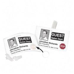 DYMO Name Badge Label - 2.44 Width x 4.19 Length - White