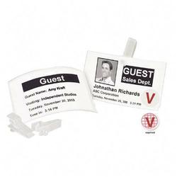 DYMO Non-Adhesive Label Writer Name Badge with Clip Hole - 2.43 Width x 4.18 Length - Removable - 250 / Box - White