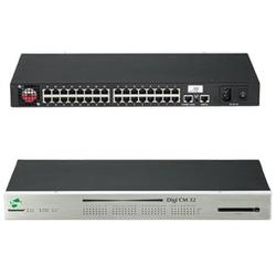 DIGI INTERNATIONAL Digi CM 32-Port 48VDC Console Server - 32 x RJ-45 , 1 x RJ-45 10/100Base-TX