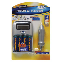 Sakar Digital Concepts 1 Hour LCD AA/AAA Charger