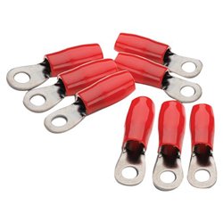 Directed 63215 4-Gauge Ring Terminals (Red)