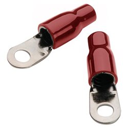 Directed 63235 8-Gauge Ring Terminals (Red)