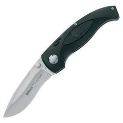 Boker Double Action, Black Aluminum Handle, Plain