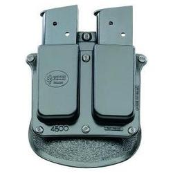 Fobus Holster Double Magazine Pouch, Paddle, Single Stack, .45