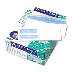 Quality Park Products Double Window Envelopes for Invoices, Security Tint, Size #9, 500/Box (QUA24524)