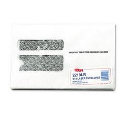 Tops Business Forms Double Window Tax Envelopes for W-2 Laser Forms, 9 x 5-5/8, 50/Pack (TOP2219LR)
