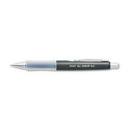 Pilot Corp. Of America Dr. Grip™ Gel Ink Roller Ball Pen, Fine Point, Charcoal Gray Metallic, Black Ink (PIL36270)