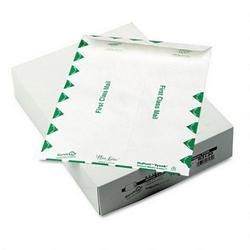 Quality Park Products DuPont™ White Leather™ Tyvek® Envelopes, 100/Box, 9 x 12, First Class (QUAR3130)