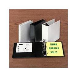 Avery-Dennison Durable Slant Easy Insert™ Ring View Binders, 1-1/2 Capacity, Black (AVE09400)