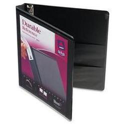 Avery-Dennison Durable Vinyl View Binder, 1 Capacity, Black (AVE17011)