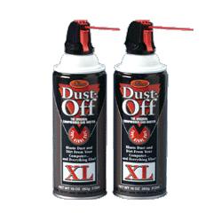 Falcon Safety Dust-Off® Disposable Compressed Gas Duster, 10-oz. Cans, 2/Pack (FALDSXLPW)
