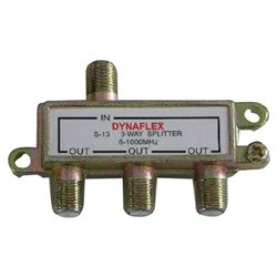 Dynaflex Dyna-Flex 3-Way Signal Spliter - 1000MHz - Signal Splitter