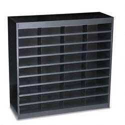 Safco Products E-Z Stor® Steel Literature Center, Letter, 36 Compartments, 36-1/2 h, Black (SAF9221BLR)