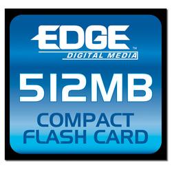 Edge EDGE Tech 512MB Premium CompactFlash Card - 512 MB