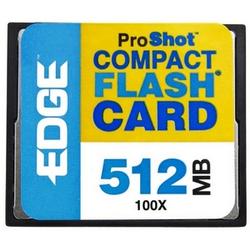 Edge EDGE Tech 512MB ProShot CompactFlash Card - 100x - 512 MB