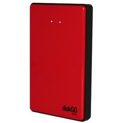 Edge EDGE Tech DiskGO! Hard Drive - 100GB - USB 2.0 - USB - External - Ruby