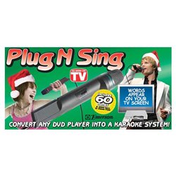 Emerson EMERSON MM216 Plug-&-Play Karaoke Microphone with Holiday Party DVD Twin-Pack