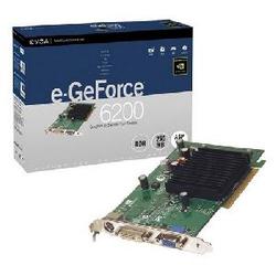 EVGA GeForce 6200 256MB 64-bit DDR AGP-8X DVI/VGA/TV Out Video Card